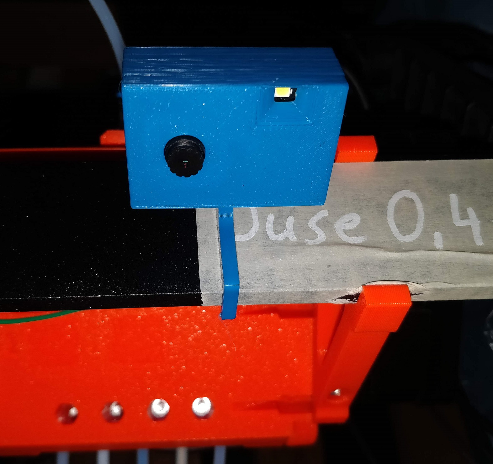 ESP Cam housing + (Prusa i3 holder) Flash, Reset, perfect fit (Fusion36o File)