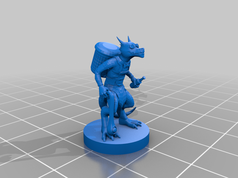 Kobold inventor D&D miniature