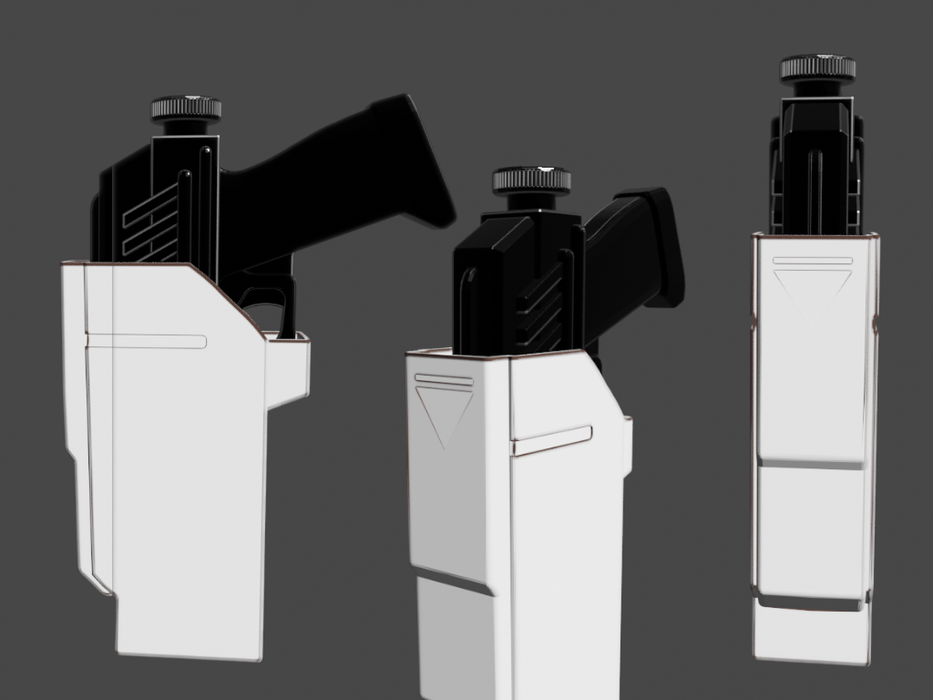 DC-17 Holster for Jetstorm_3D's Blaster Design RotS Style v2 Clone Trooper Cosplay