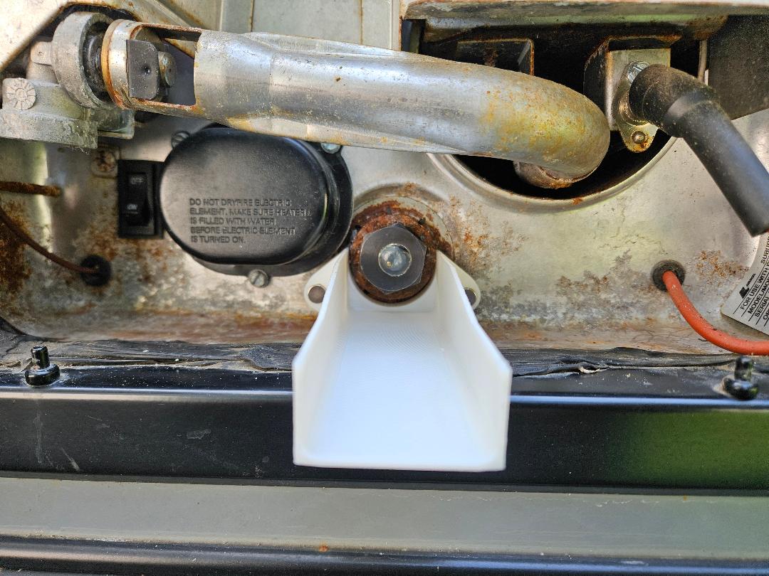RV Hot Water Heater Drain