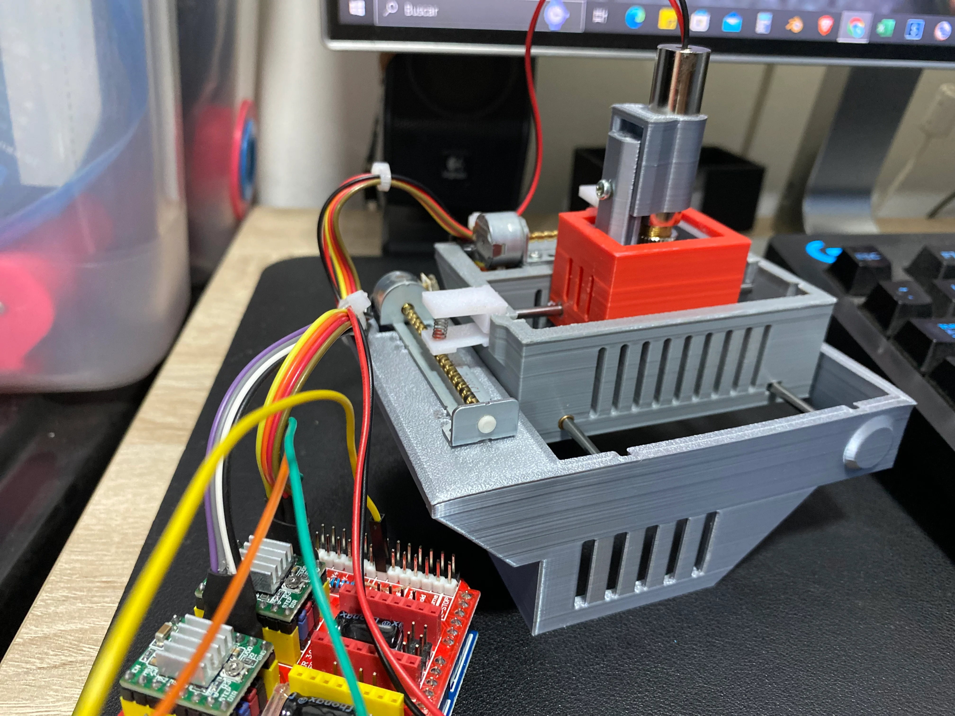 mini laser engraver / plotter arduino + shield