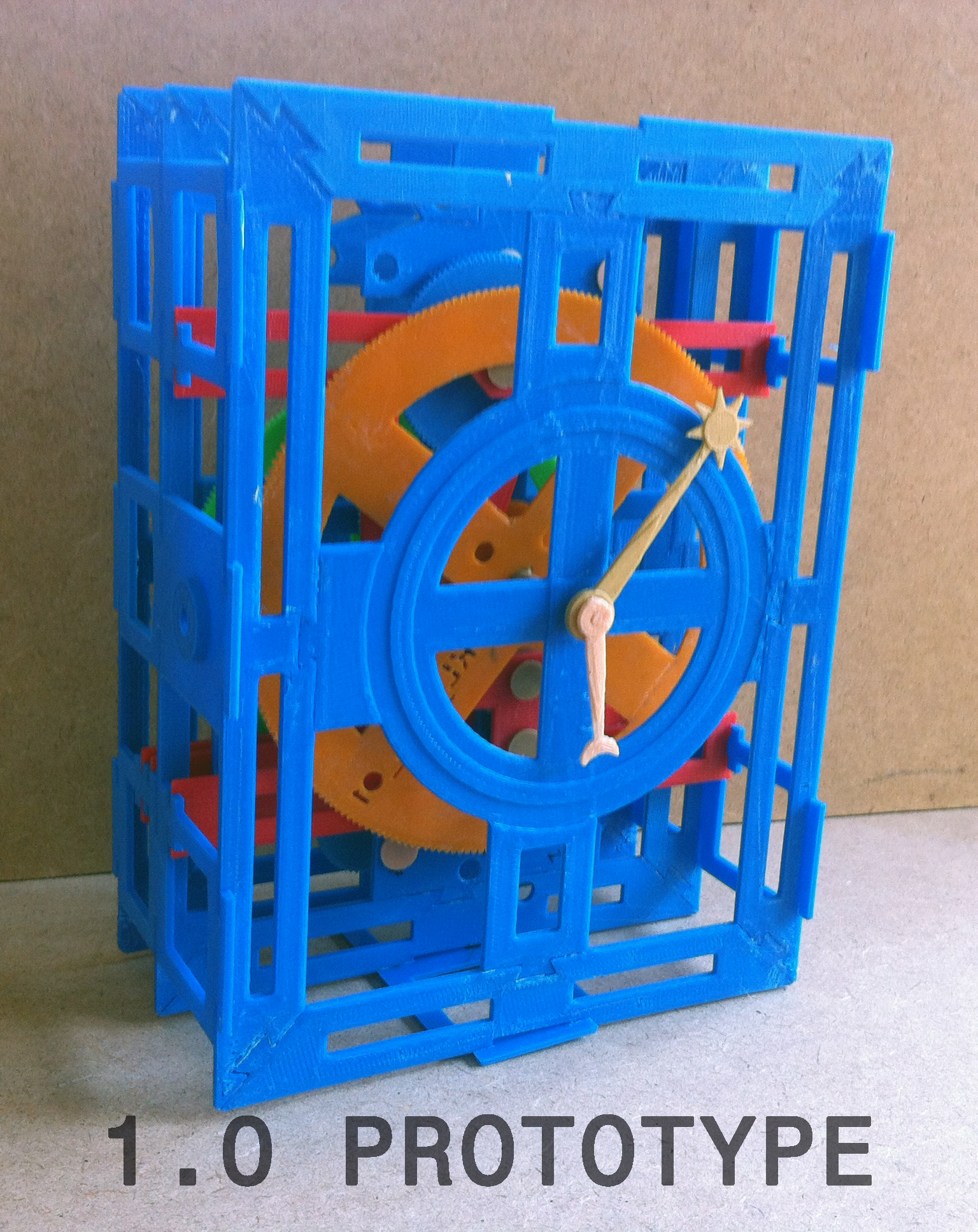 3d 100% printed antikythera mechanism