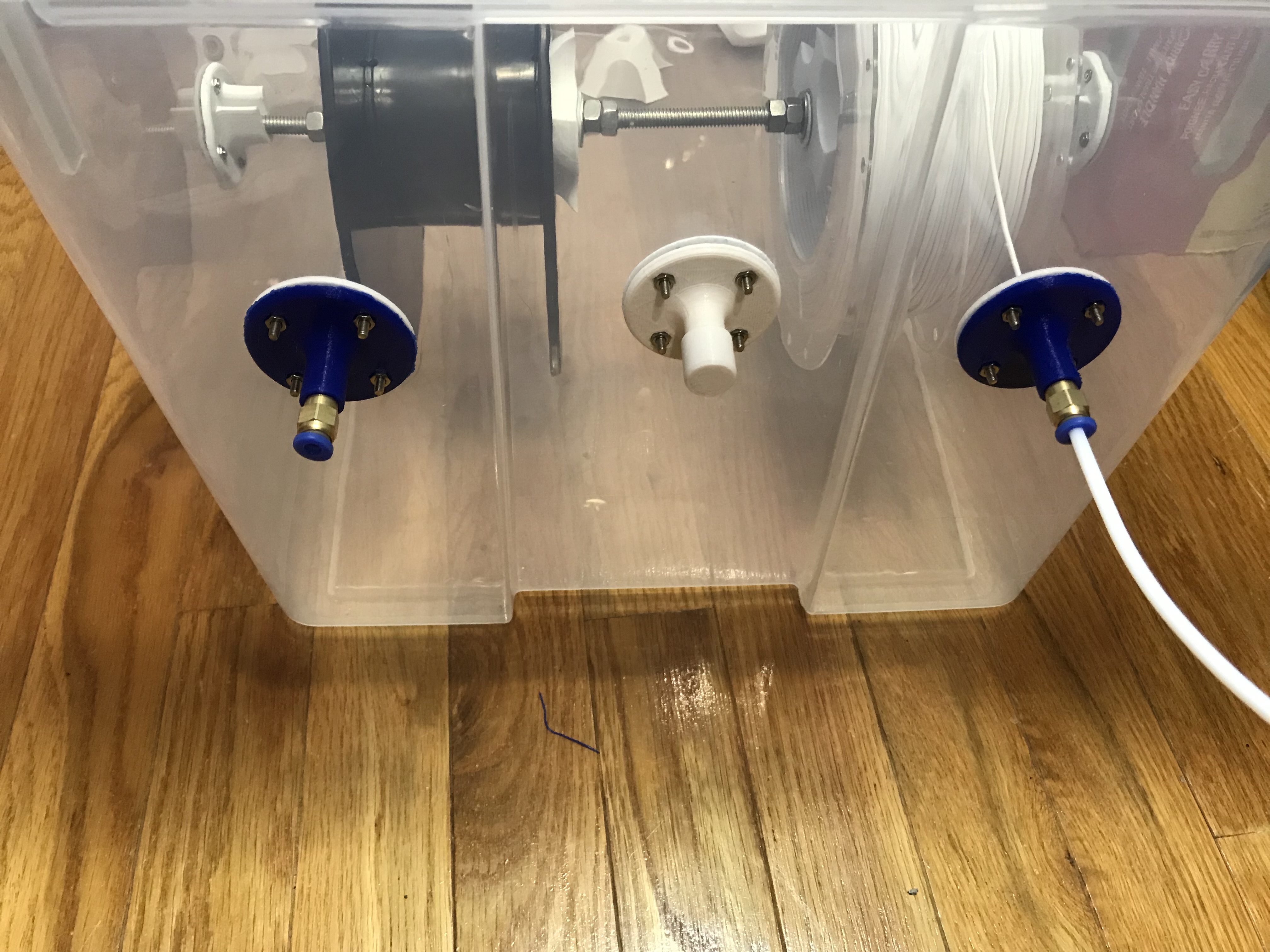 Filament Dry Box Pass Through with Quick Fit Coupler