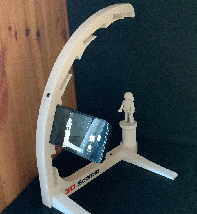 3D Scorpio - The ultimate manual iPhone 12 Mini 3D and Document Scanner / Photogrammetry