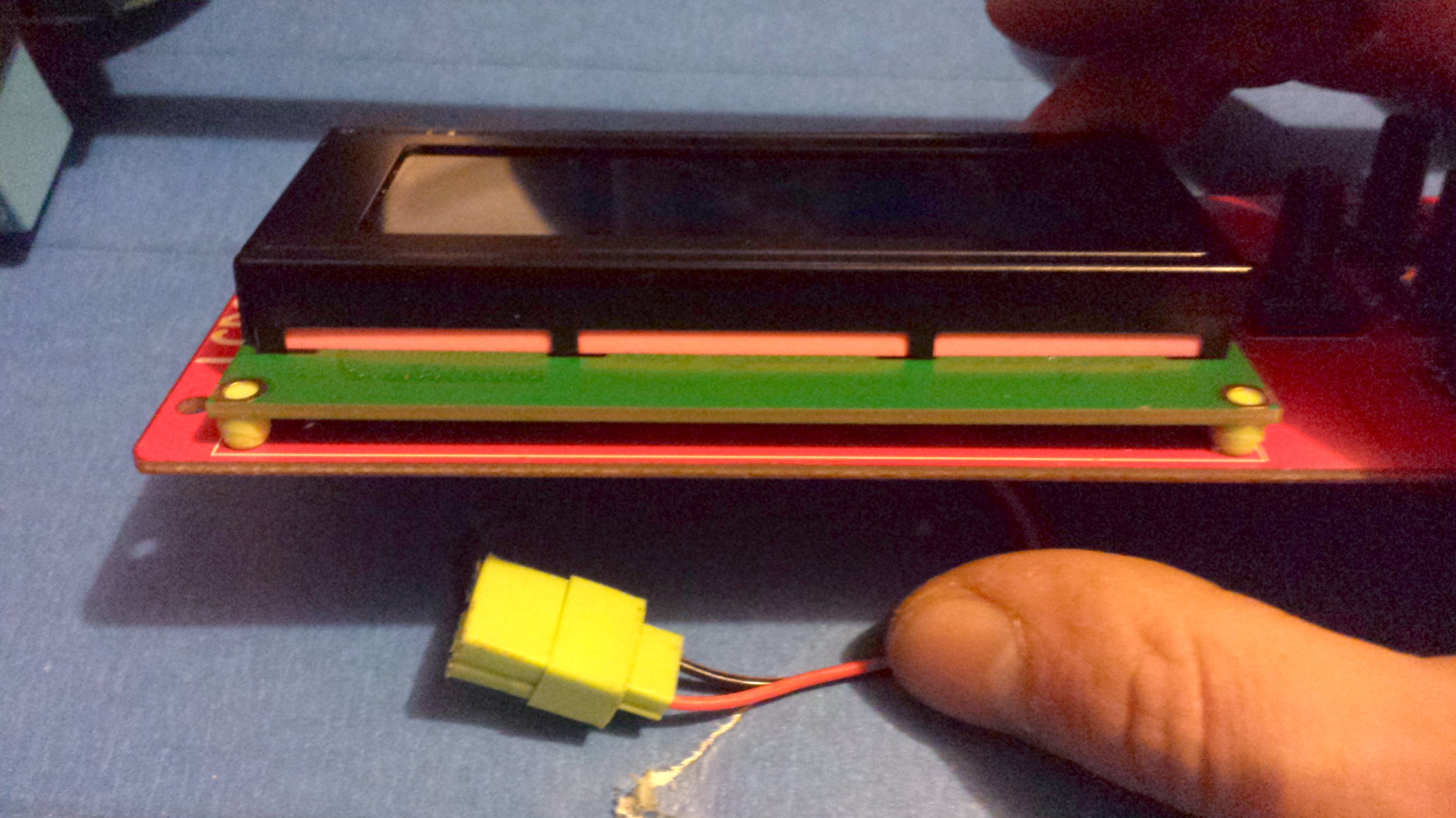 Anet/Zonestar LCD 2004 Anti-rattle spacer.