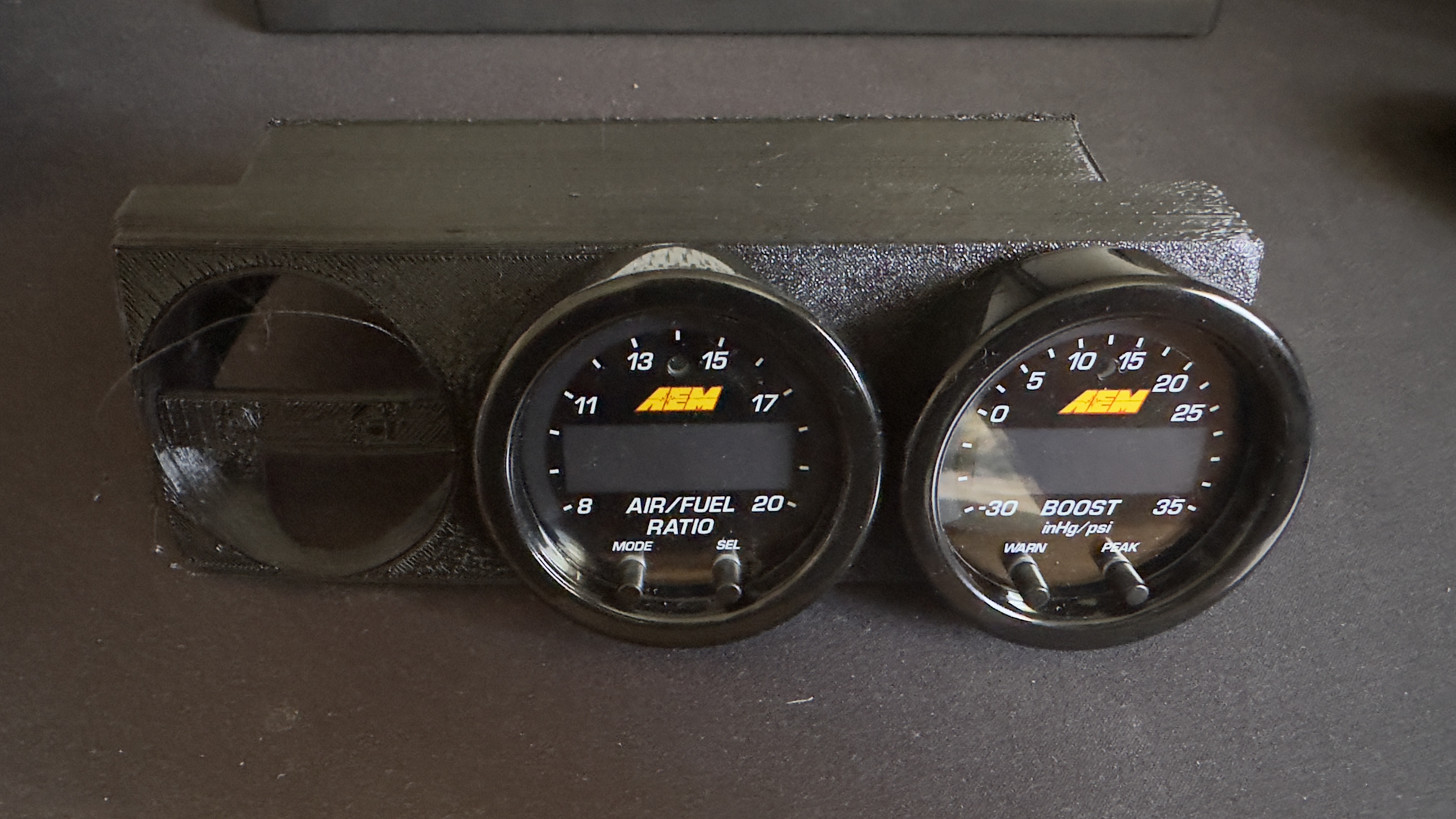 Single Din Triple Gauge Pod (S13/240sx)