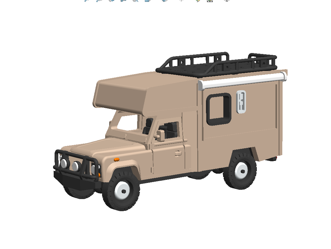 Land Rover Overlander RV (N Scale 1:160)