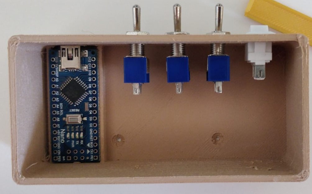 Control box with ArduinoNano, Light & Fan switch for Enclosure
