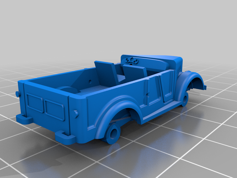 GAZ 69 scale 1:80