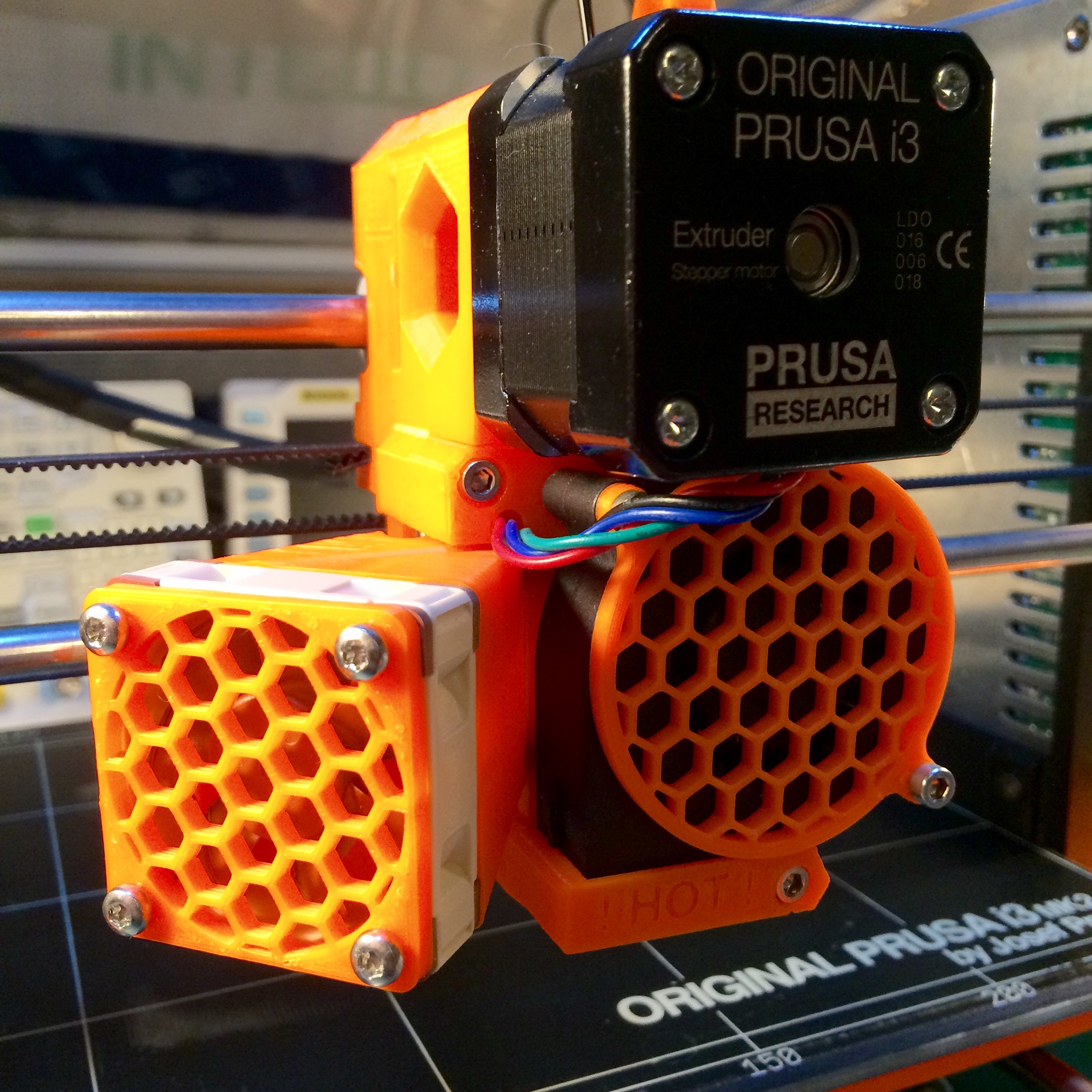 Noctua fan cover 40mmx40mm for Prusa I3 MK2