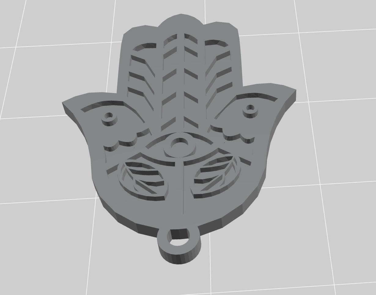 Hamsa Keychain