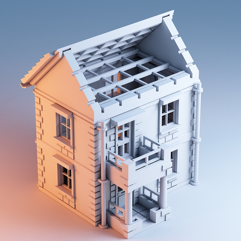 Printable Town House 1