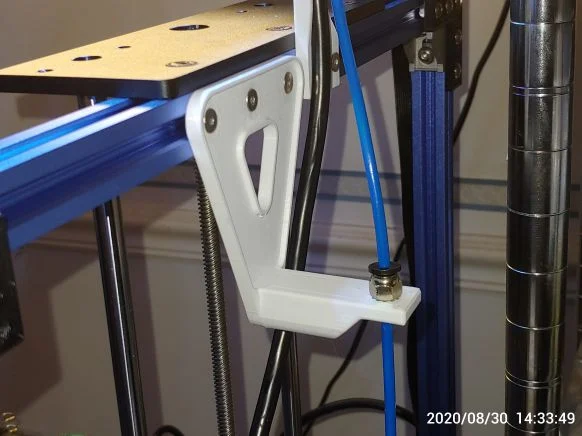 2020 Extrusion Mount Filament Tubing Guide for Coreception, Elf & SapphirePro