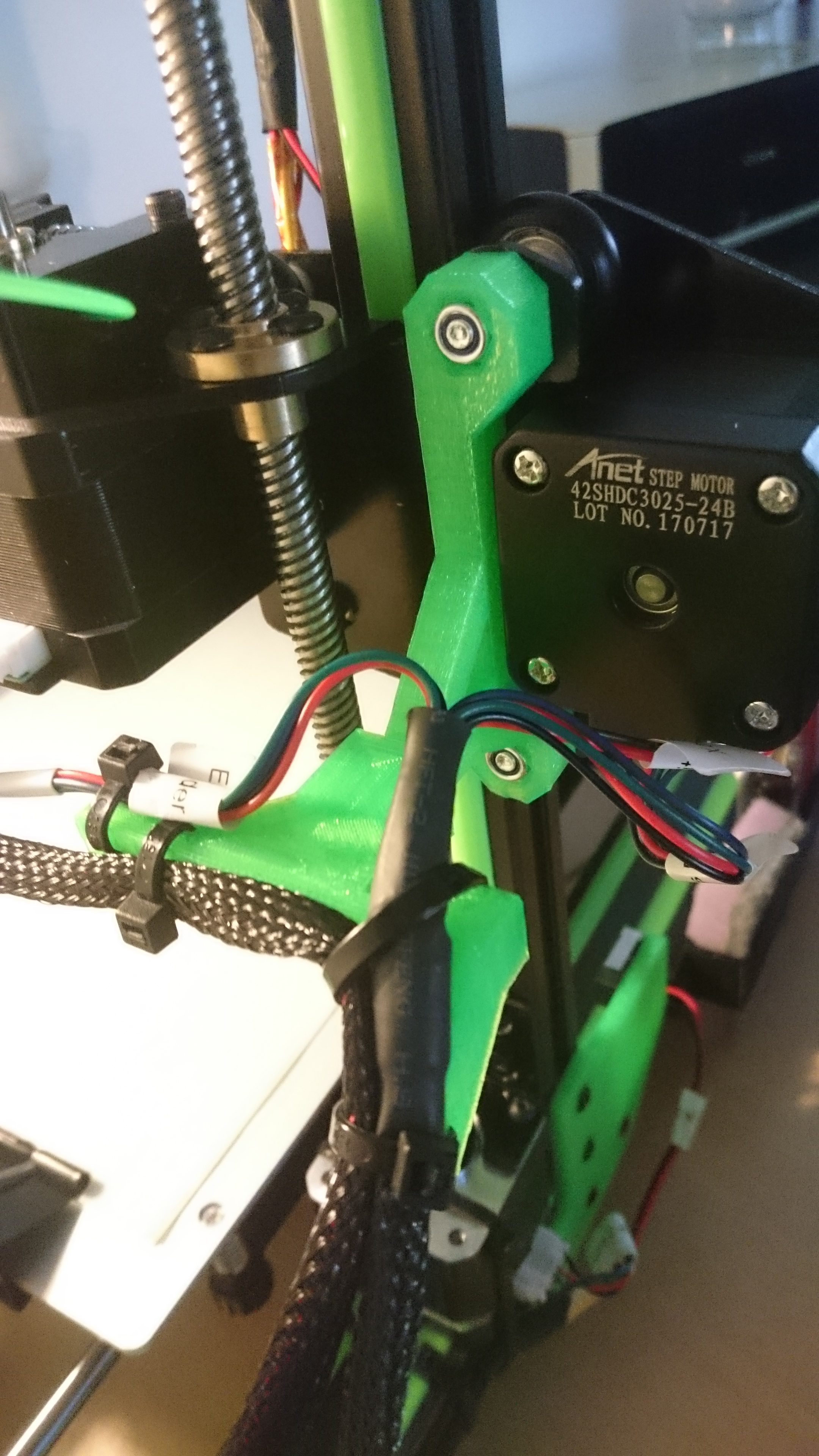 Anet E10 Wireclip / Kabelhalter Extruder & X Achse