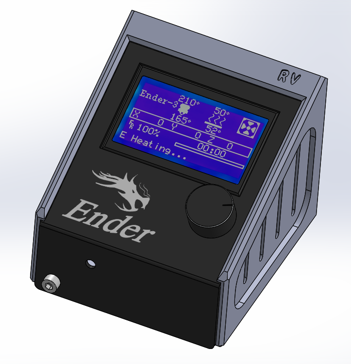 Lcd Ender 3 display box Creality - Boitier écran