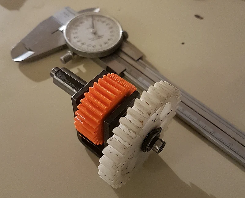 Intermediate gears for micro mill Sieg SX1
