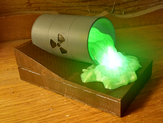 Radioactive Waste Night Light