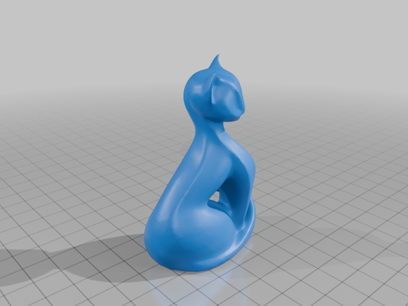 SleekForm Cat Poseable Minimalist Cat Decor