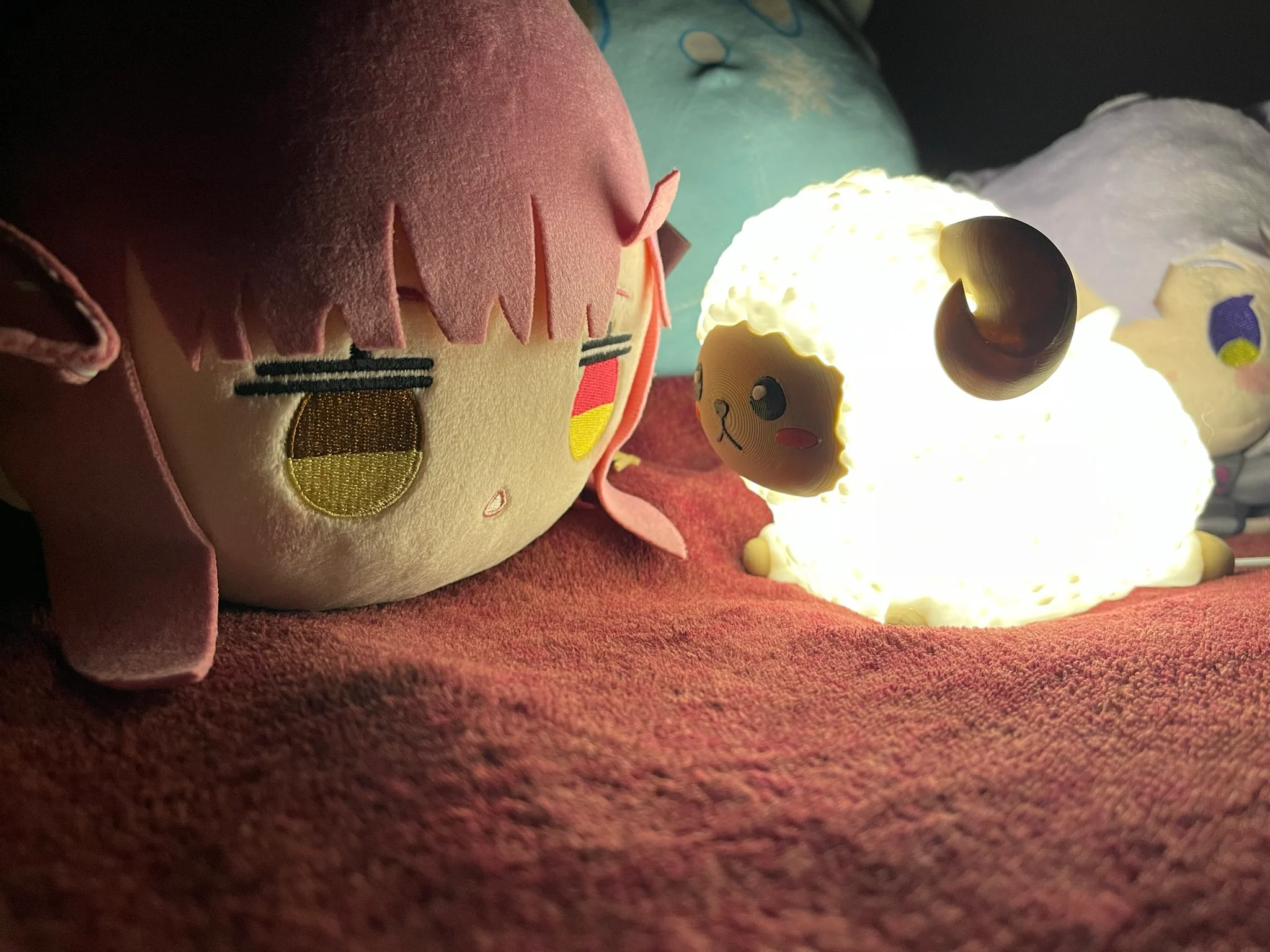 Watamate Sheep Lamp, NO AMS (Hololive fanmade)