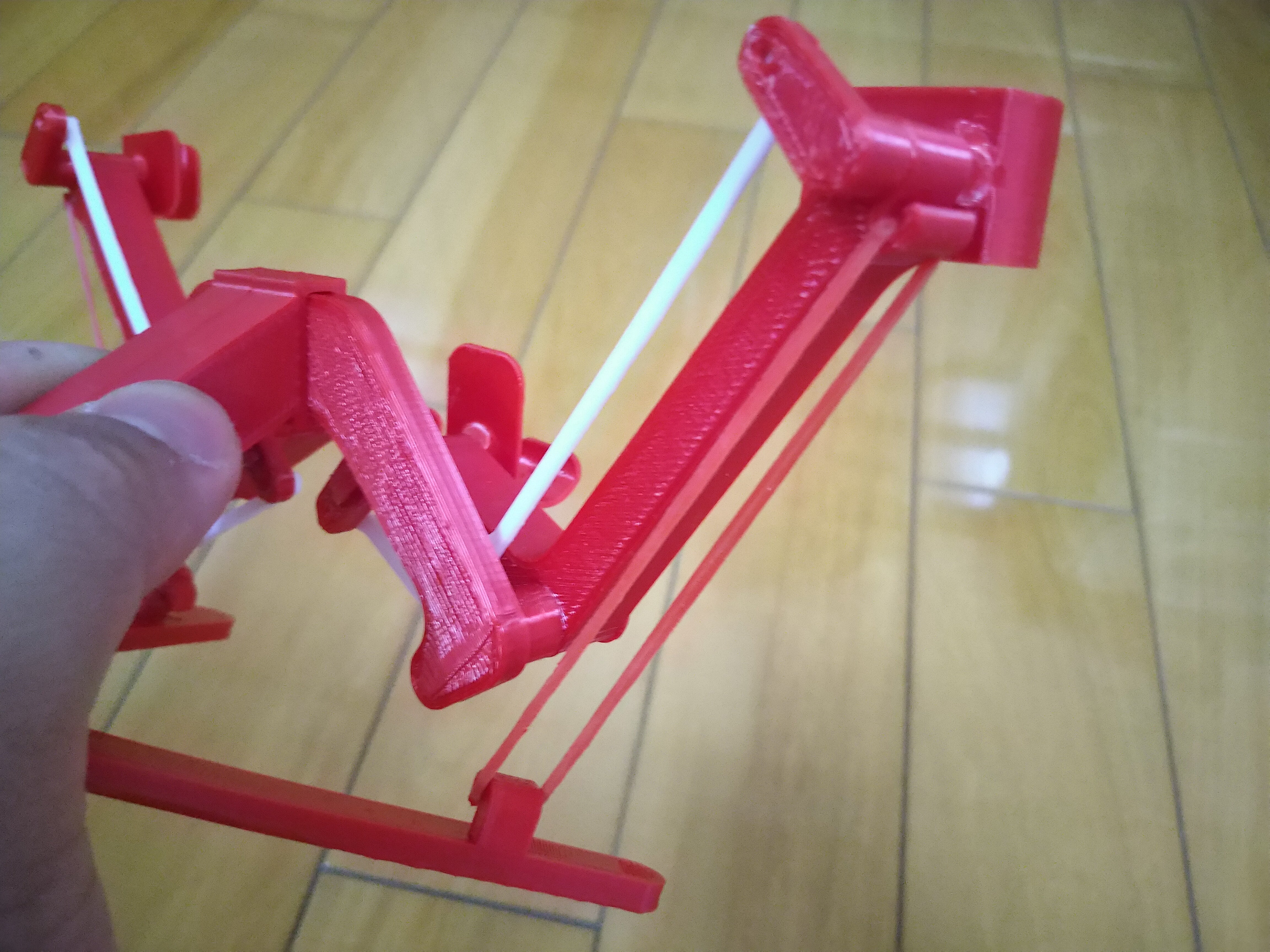Quick grab & release upgrade for mechanical phone stand