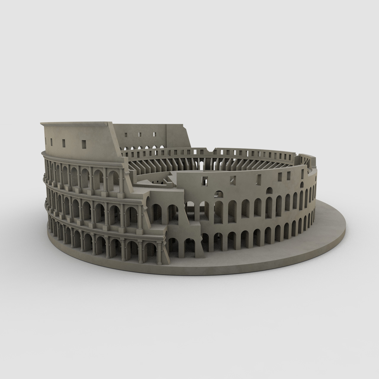 Fully 3D printed Colosseum