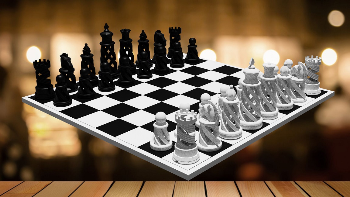 Chessboard Spiral - Complete