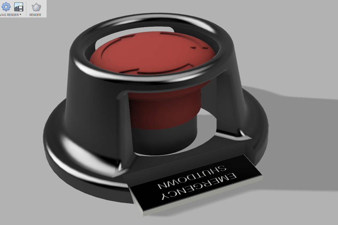 ESD push button guard