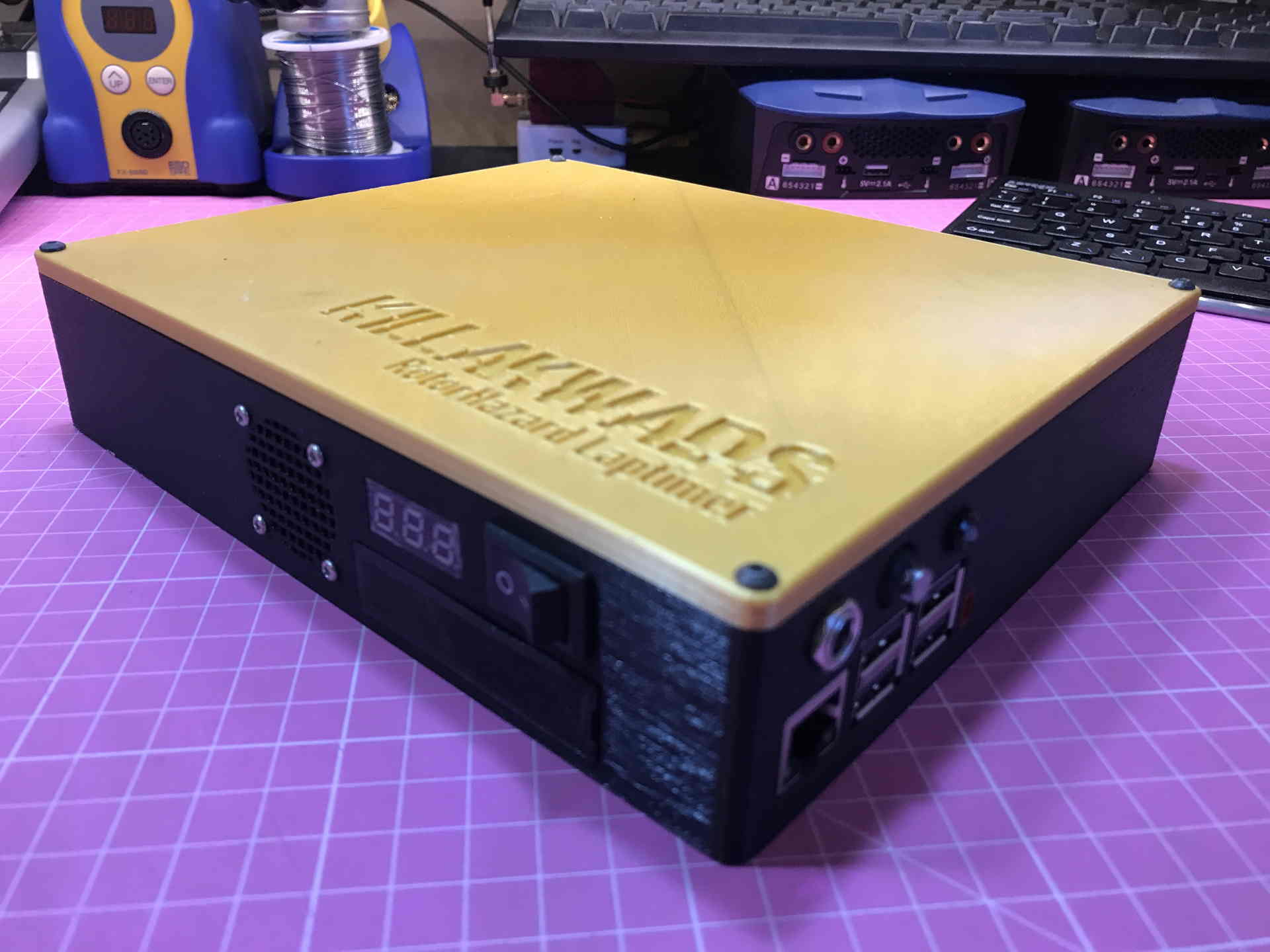 RotorHazard / Delta5 Laptimer Flat Case Enclosure Box