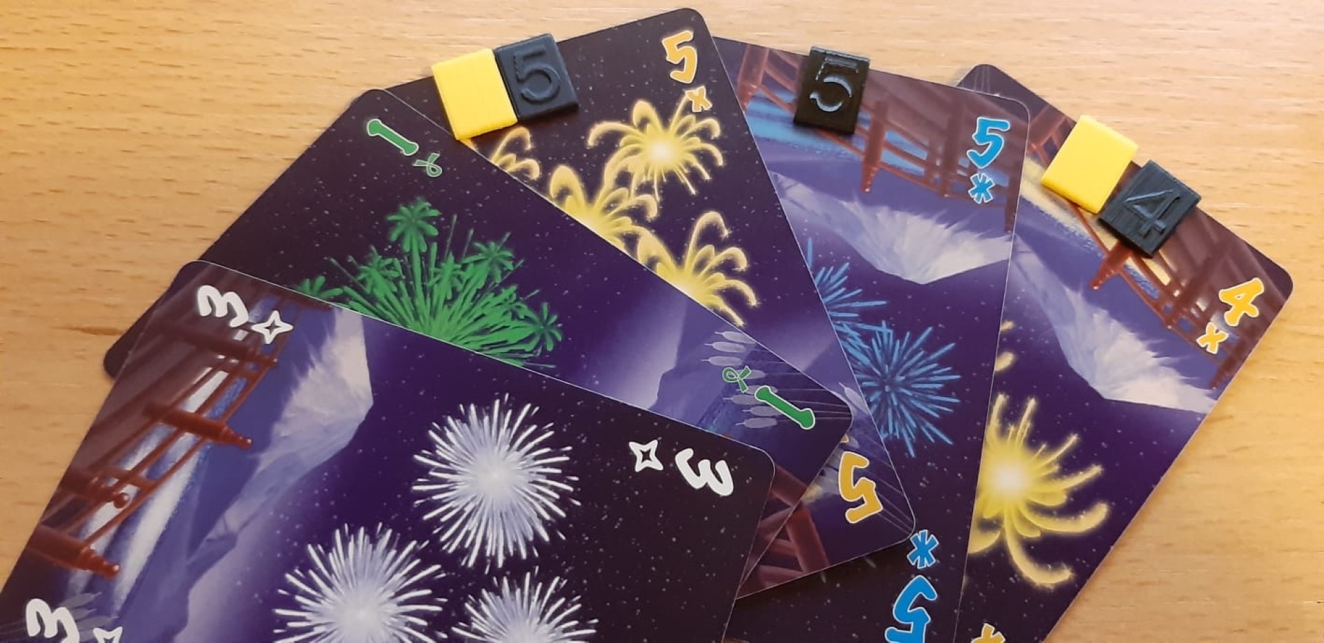 Hanabi card markers