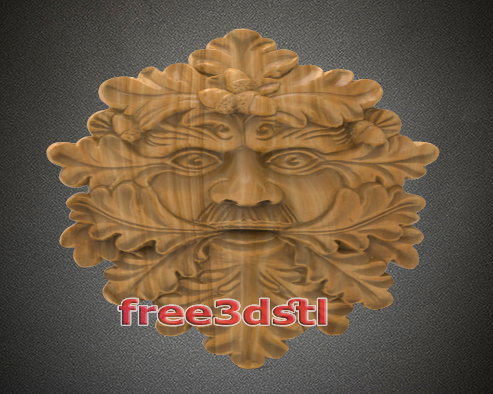 green man 3D STL Model (FREE)
