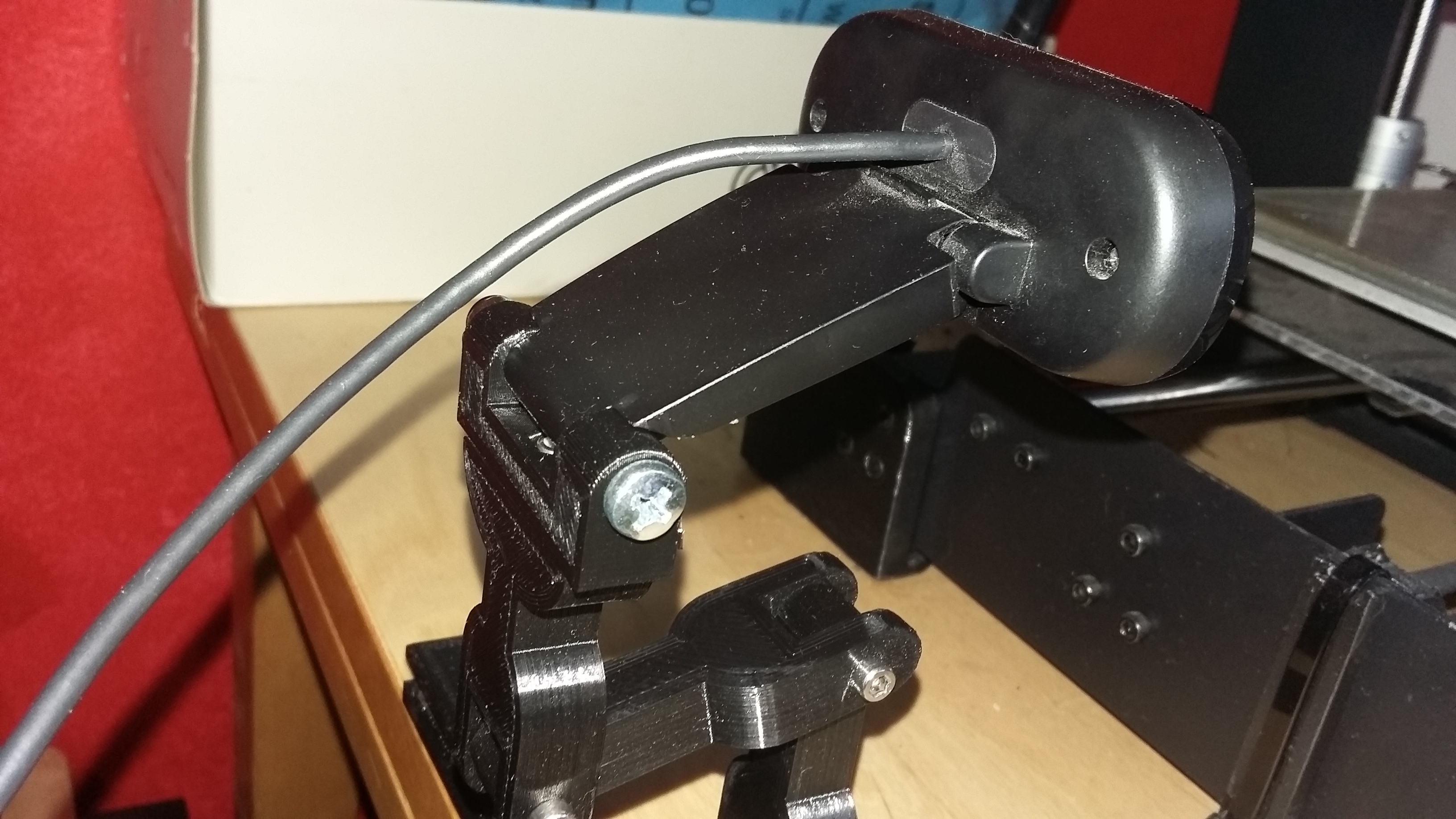 Logitech C170 camera mount