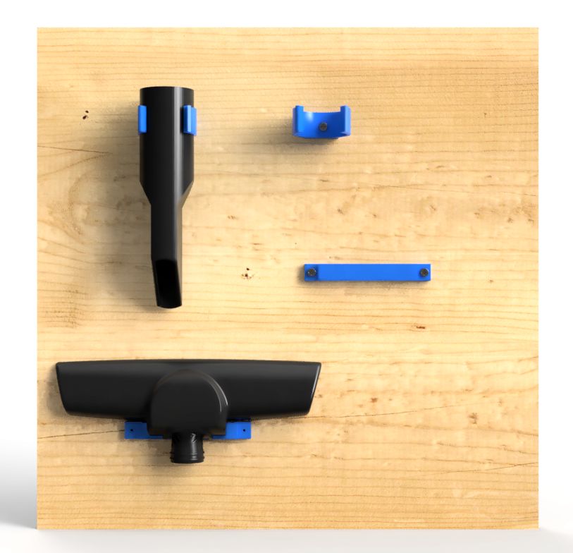 Clip per accessori aspirapolvere