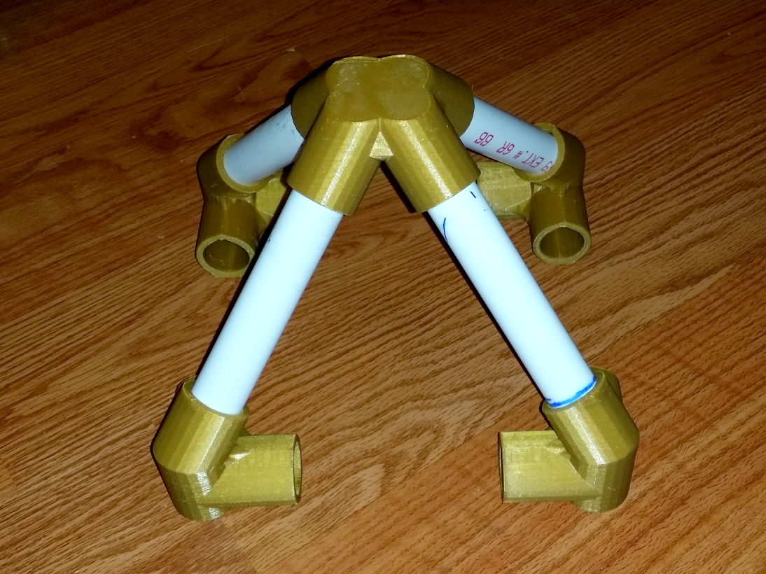 Pyramid Elbows & Topper, 1/2 Inch PVC Pipe Fitting Series #HalfInchPVCFittings