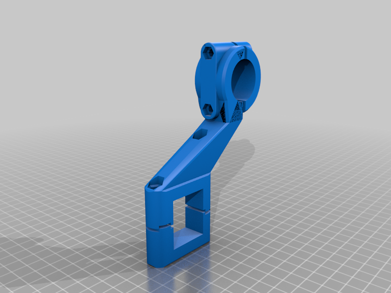 Square clamp for Minimotors Speedway 5 handlebar