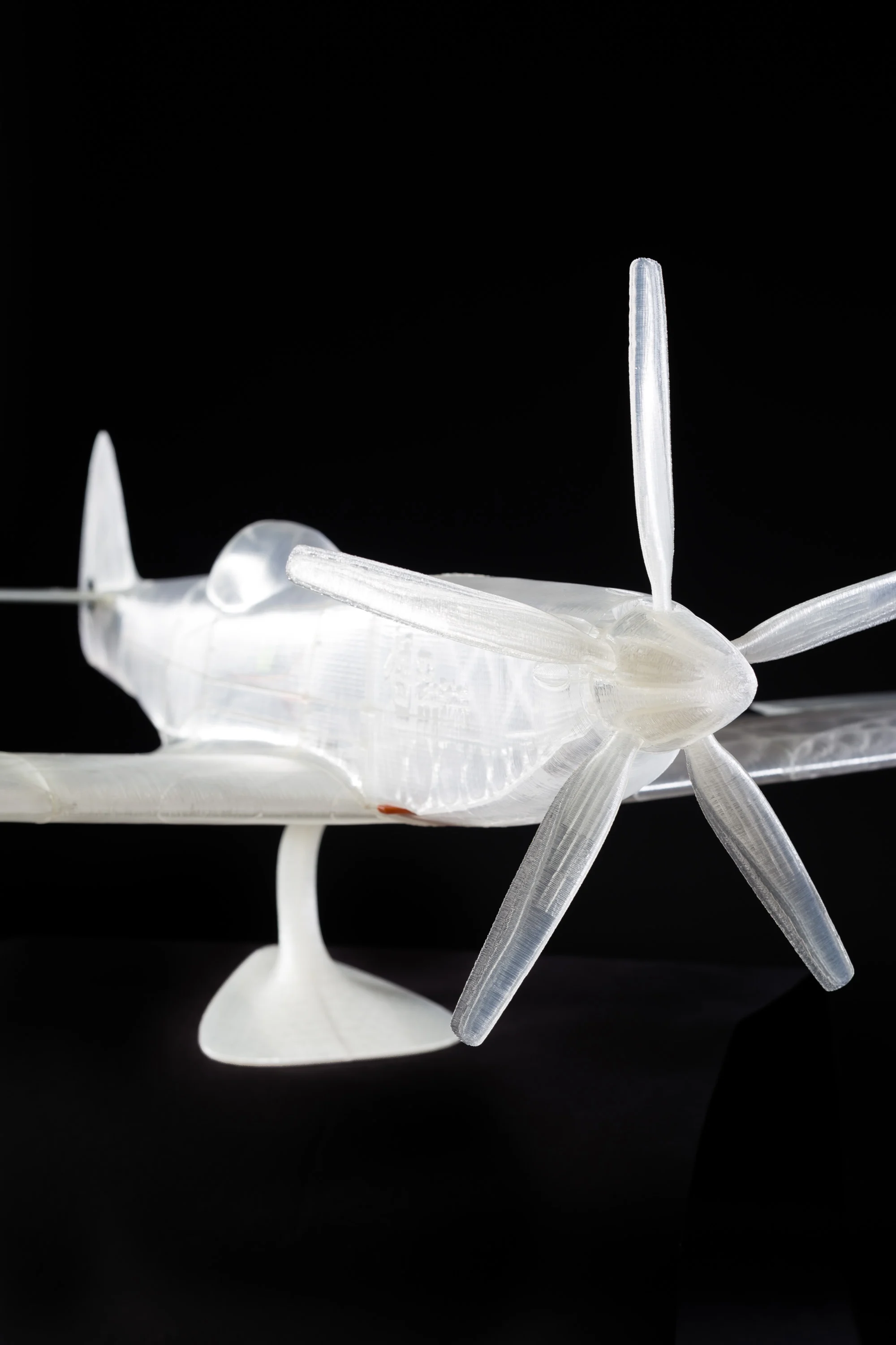 Static accessories for 3d printed RC plane, Spitfire