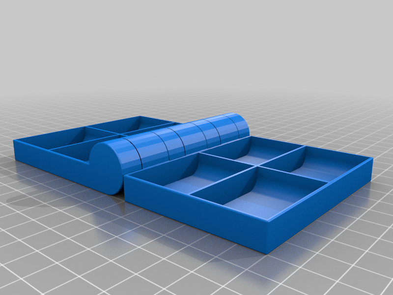 Parametric Magnetic Folding Parts Tray