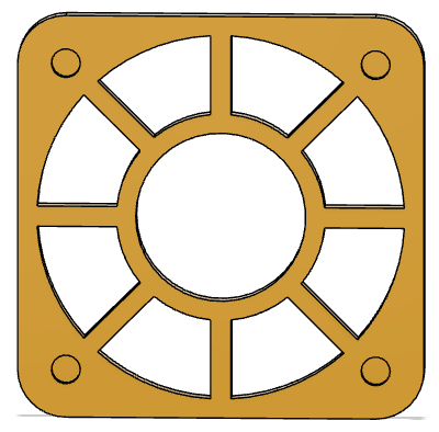 Gold Series Tie Fighter Superlight Rat Rig fan blade protector