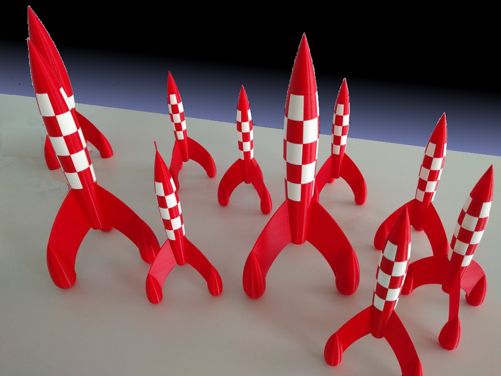 Tintin Moon Rocket Puzzle (big)