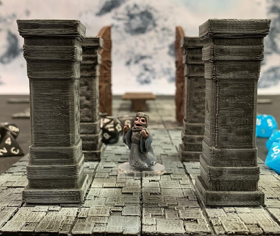Undead Dwarf Priest (32mm scale)