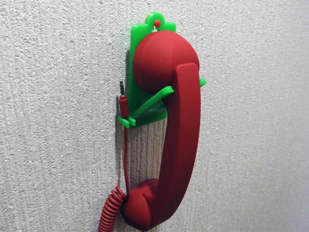 Phone Handset Holder Wall Mounter
