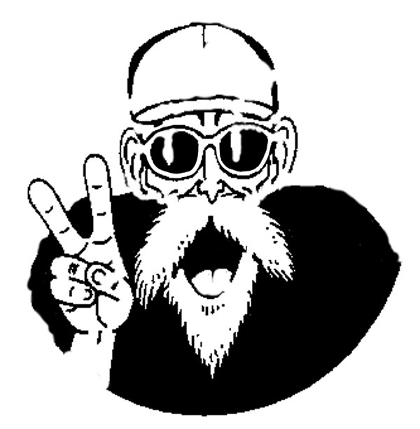 Master Roshi stencil