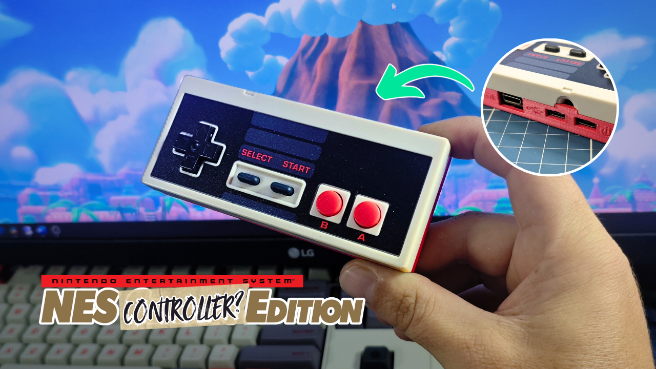 NES Emulator on a NES Controller with RP2040/RP2350-PiZero