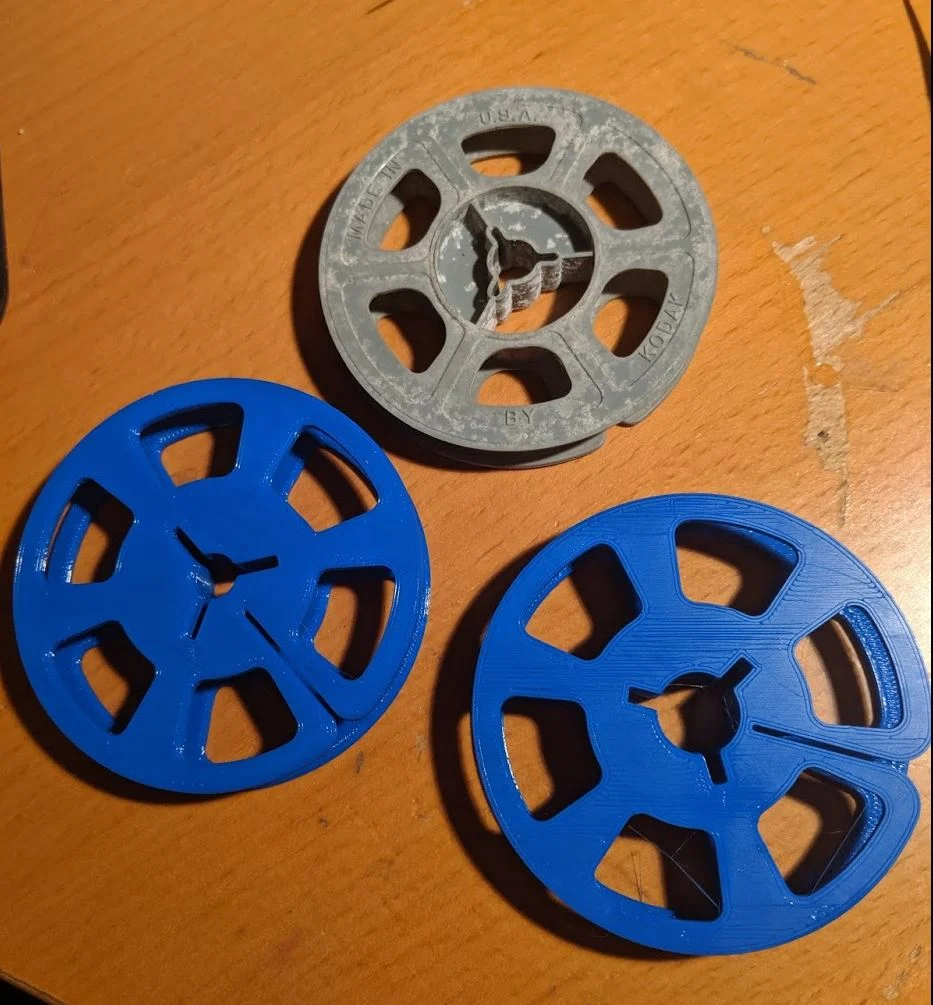 Film takeup reels, 8mm  and Super8
