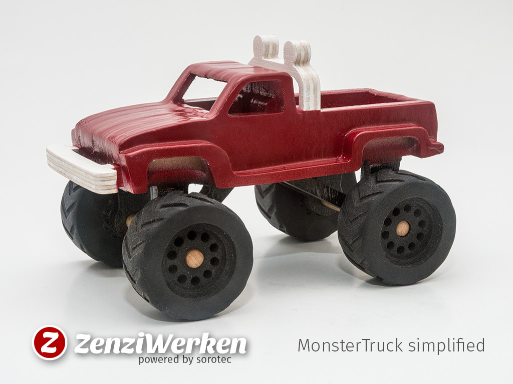 MonsterTruck simplified cnc/laser