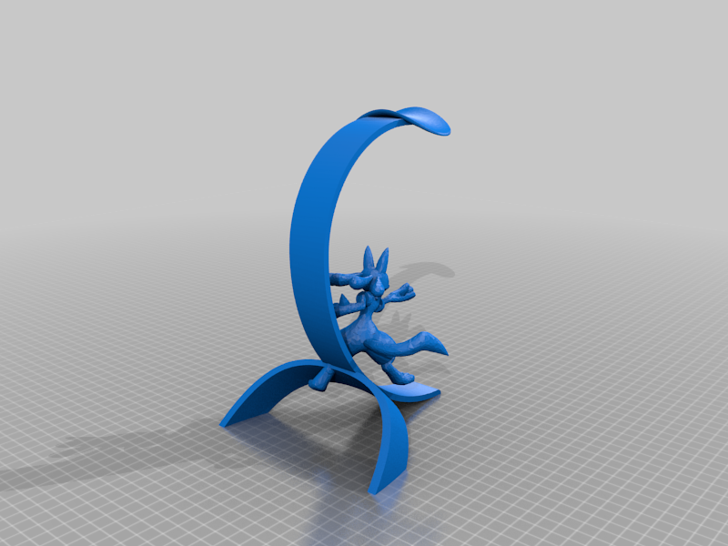 Lucario headphone stand