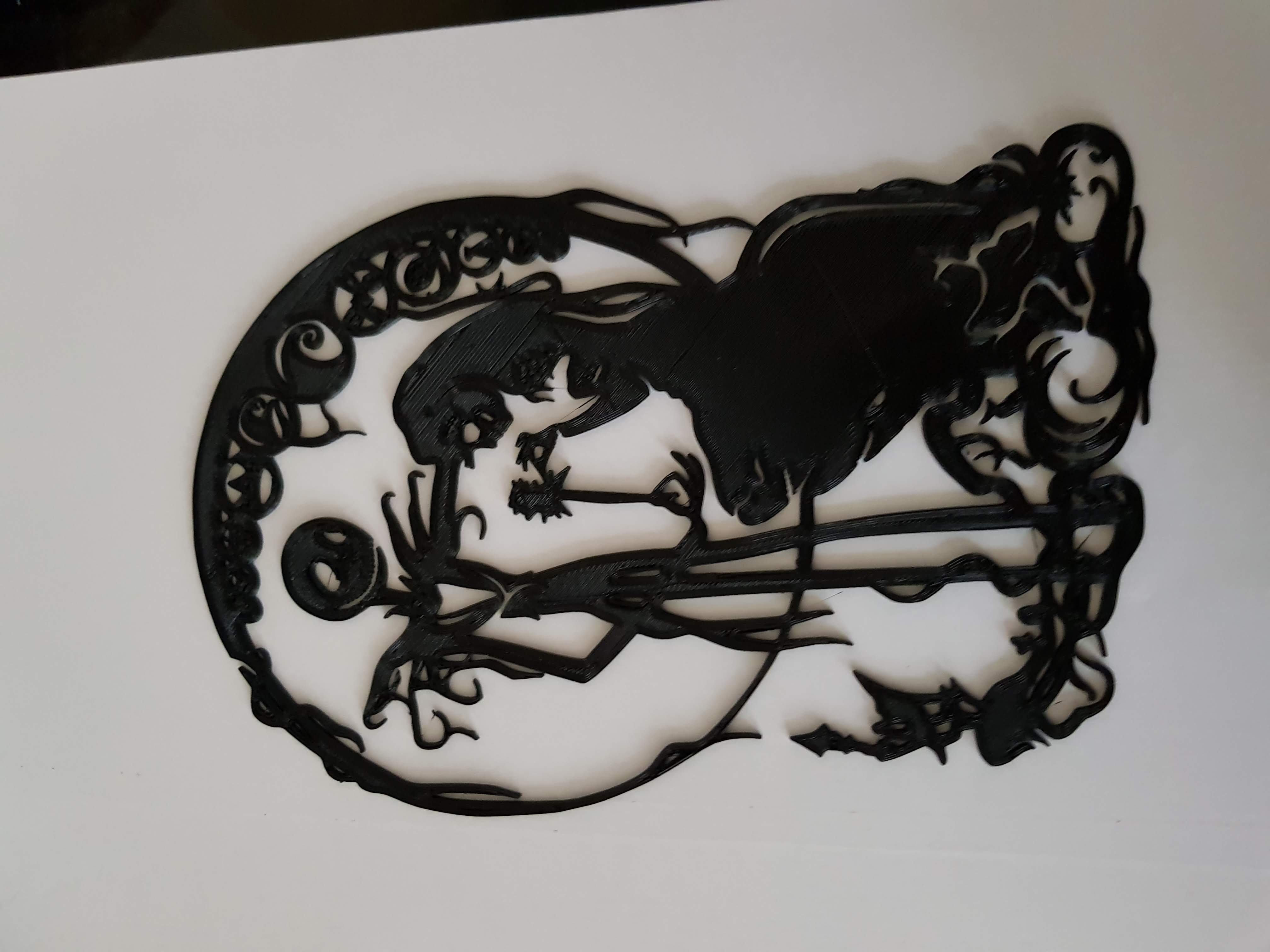 Nightmare Before Christmas silhouette