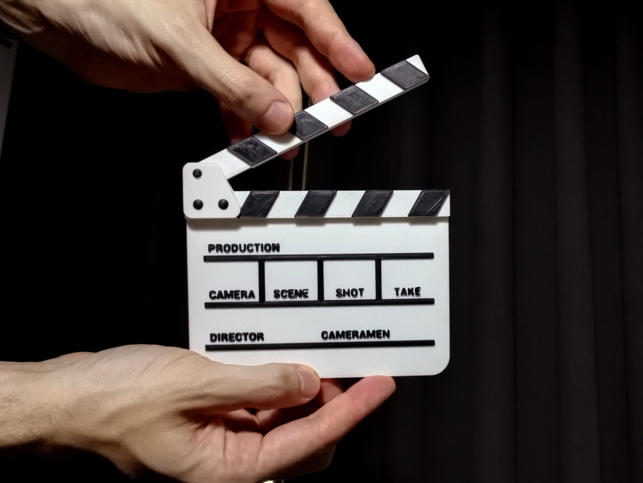 Clapper Slate (dual material)