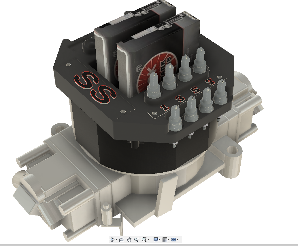 Spark Plug Holder for 4500 Series Carb