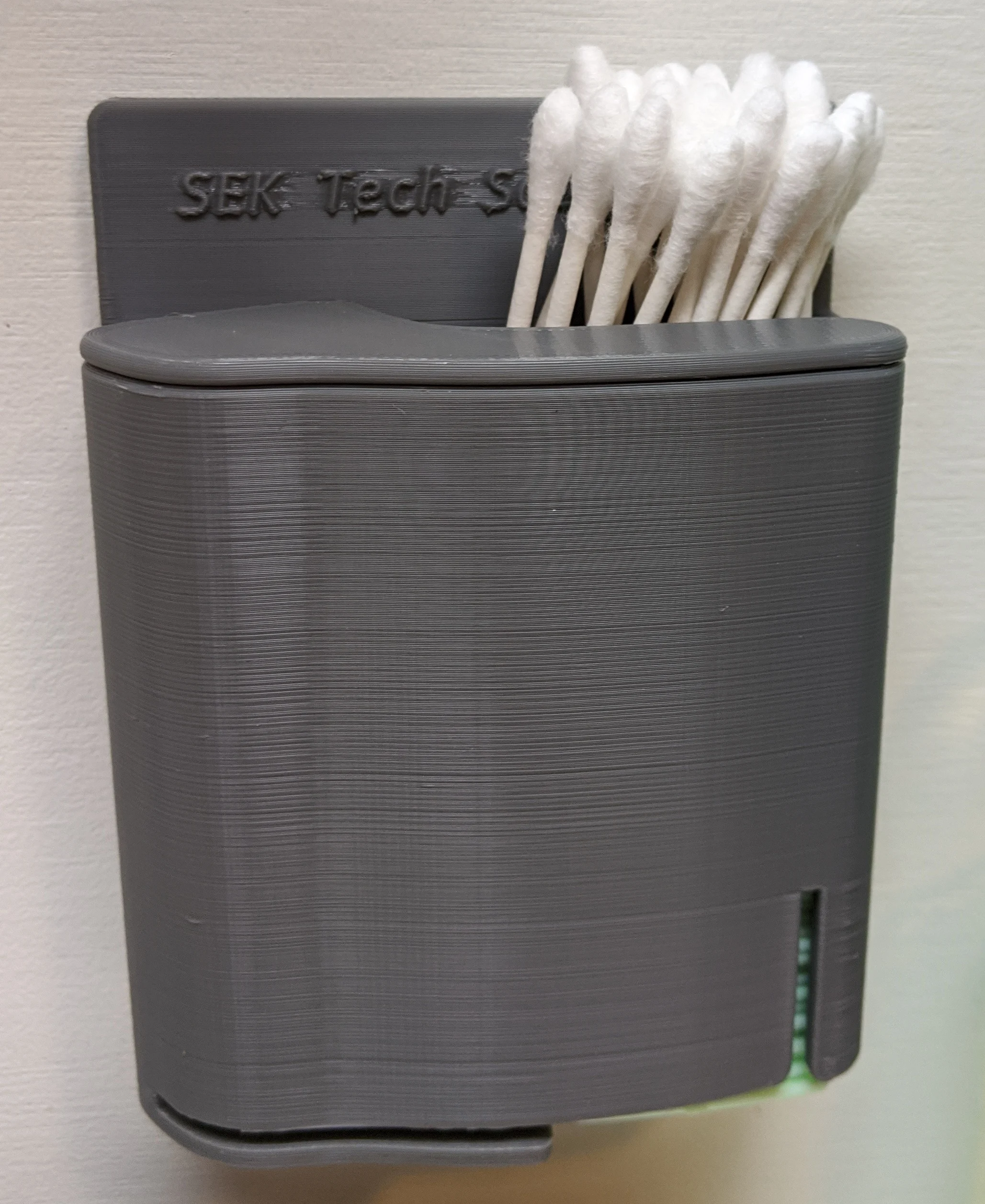 Wall Mount Floss Dispenser for Plackers