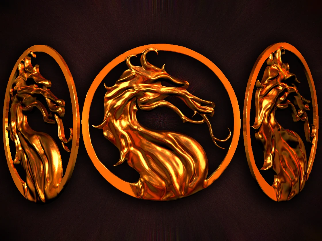 Mortal Kombat Wall Decor in 3D
